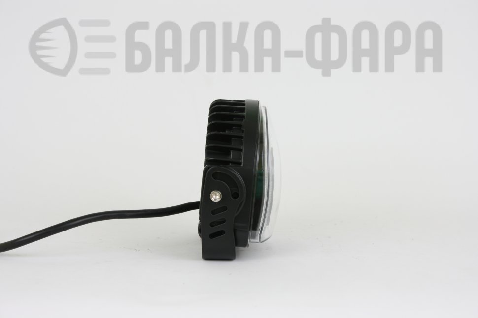 Светодиодная маркерная фара, красная зона + желтый строб, 18 Ватт