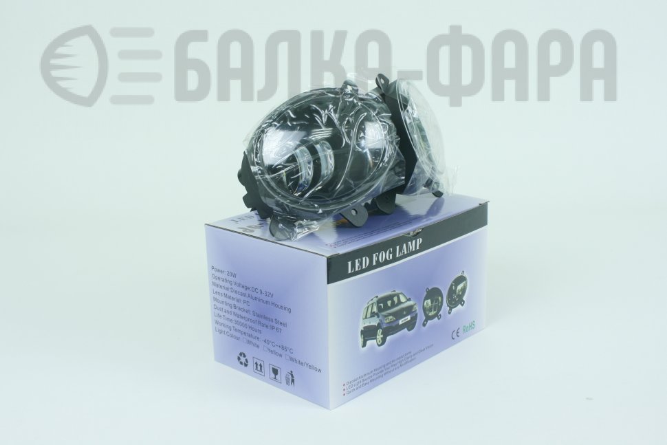 Фары светодиодные штатные птф Ларгус 2шт белый